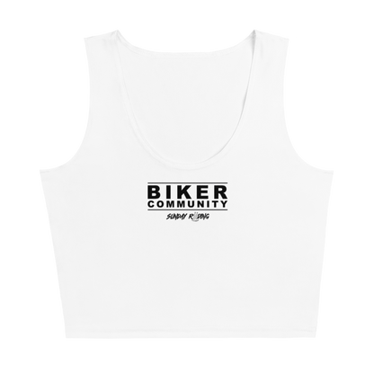 Crop Top Femme Biker Community