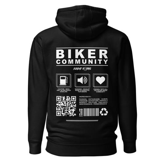 Hoodie Unisexe Biker Community