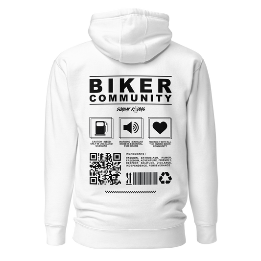 Hoodie Unisexe Biker Community